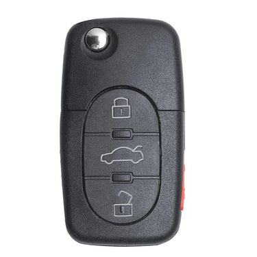 For Audi A4 A6 TT Quattro RS6 315MHz ID48 4D0837231E 4 Button Remote Car Key Fob
